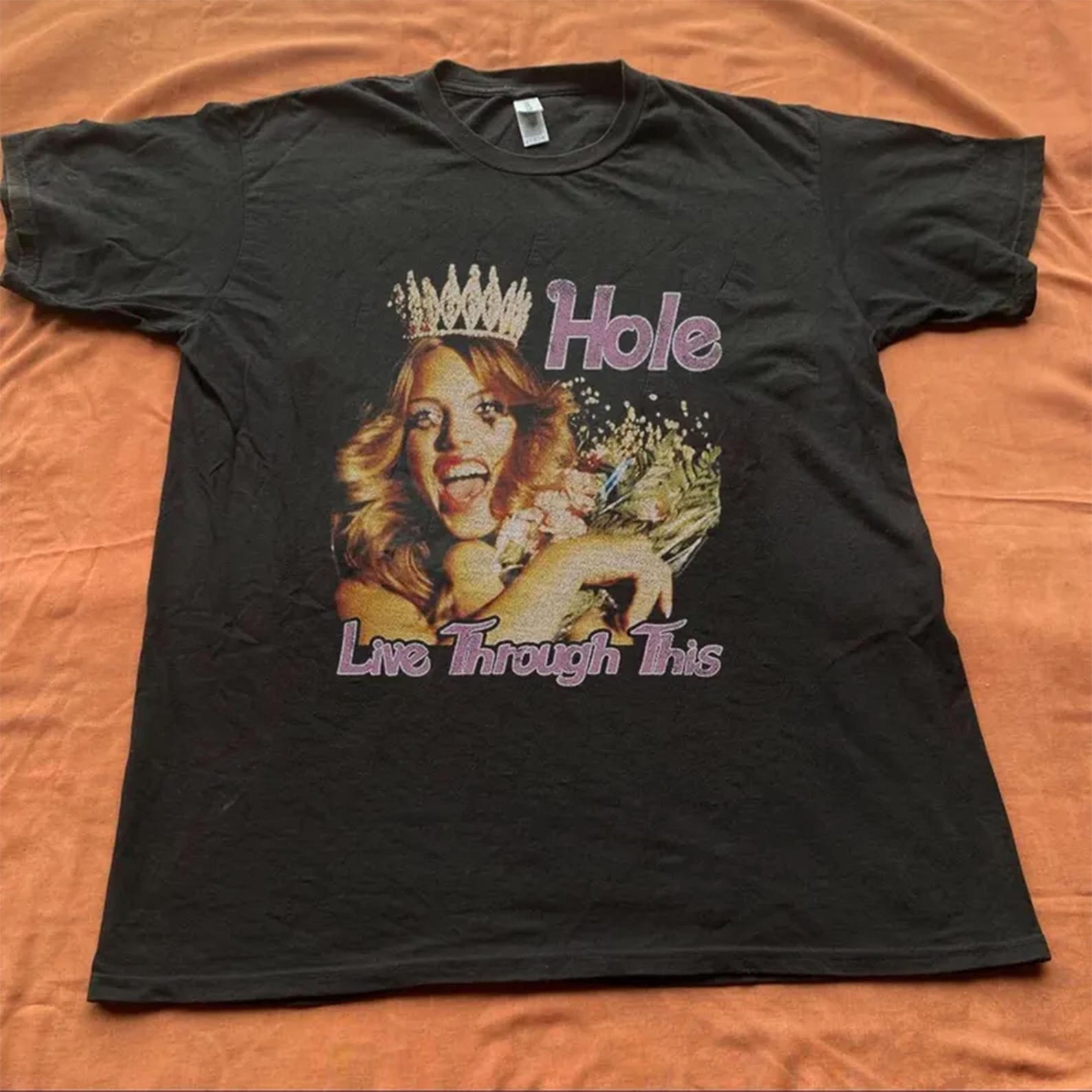 hole T-Shirt 90s , Unisex tee Cotton. skateboard tees, , Goth Clothing, Alt rock T-Shirt S