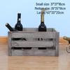 Cassa di Stoccaggio in Legno Vintage Usurata: Espositore Decorativo per Oggetti Vari e Scatola Cornice per Matrimonio