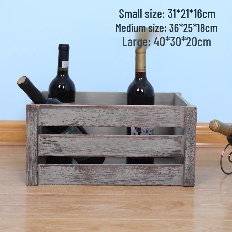 Cassa di Stoccaggio in Legno Vintage Usurata: Espositore Decorativo per Oggetti Vari e Scatola Cornice per Matrimonio