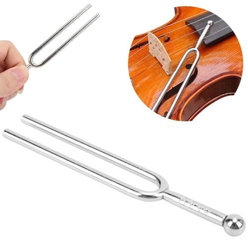 440Hz Tuning Fork, Durable Tuning Fork, Purifying, Rust-Resistant, Portable, for Guitar, Violin, Stringed Instruments