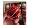 Hong Kong Love Christmas Ornament Set: Creative Painted Hanging Balls for Tree & Party