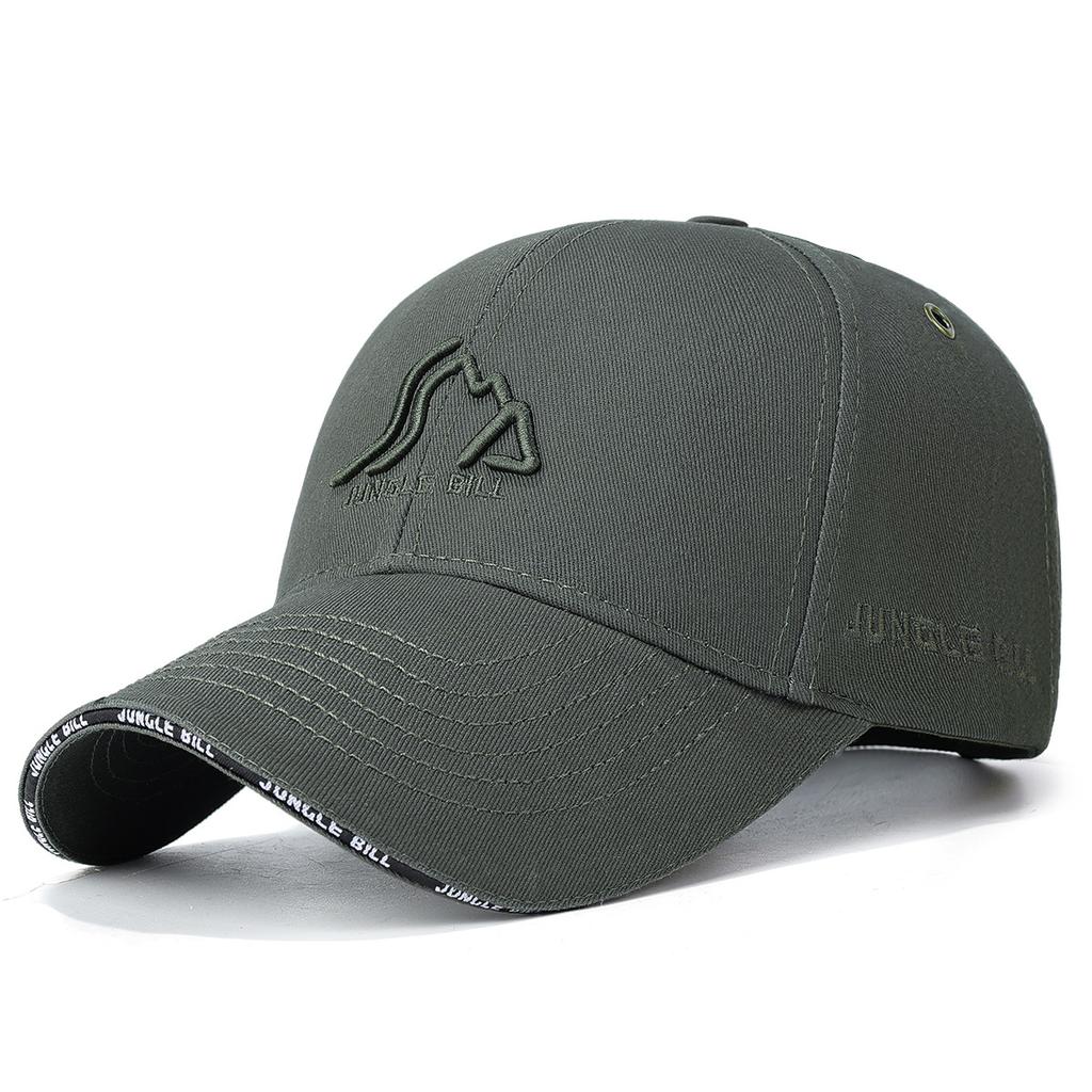 High-quality hard top embroidered baseball cap for men and women, hard top six-panel sandwich with copper eyelets, visor cap