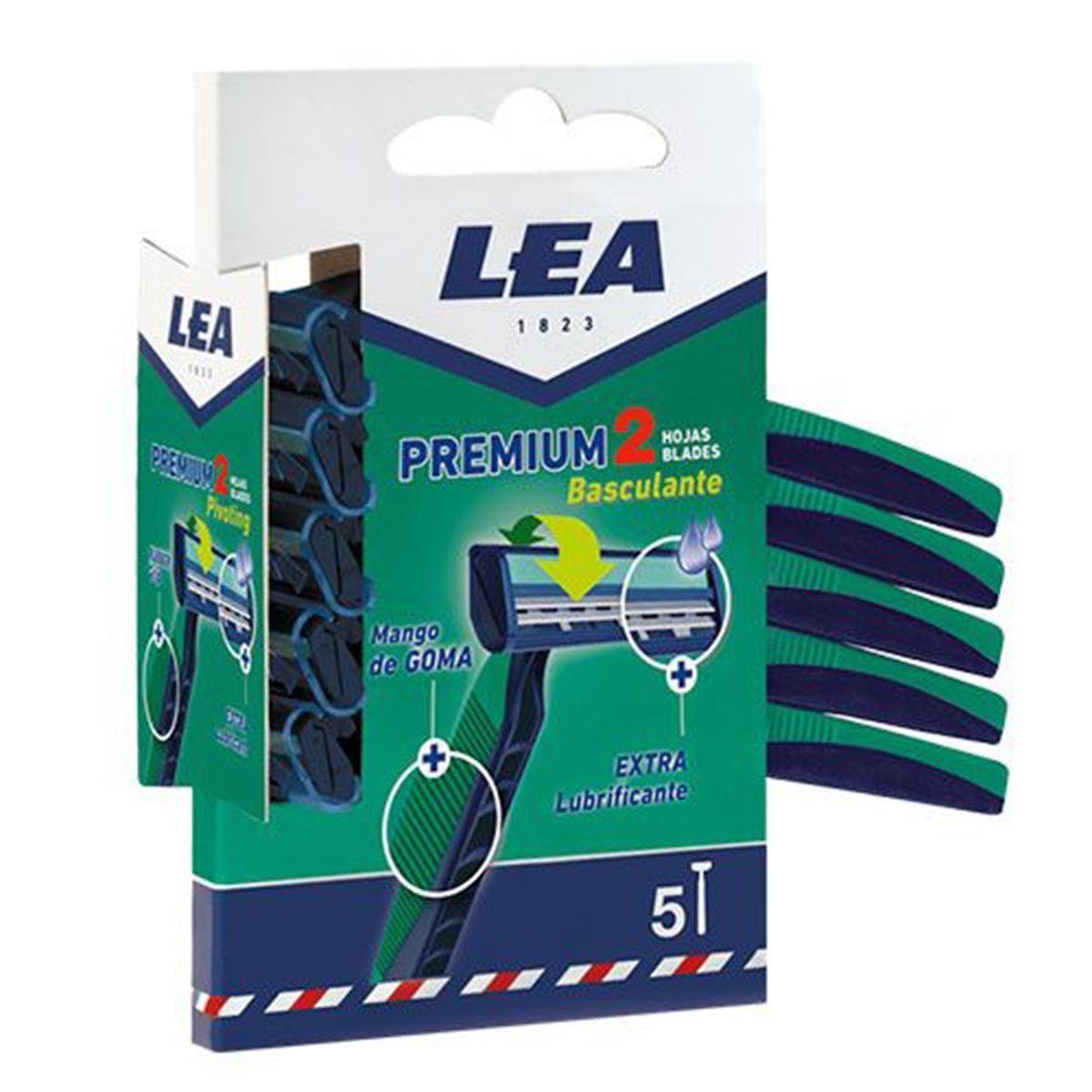 

Lea Premium 2 наклоняемых лезвия Одноразовые лезвия в упаковке 5 шт.