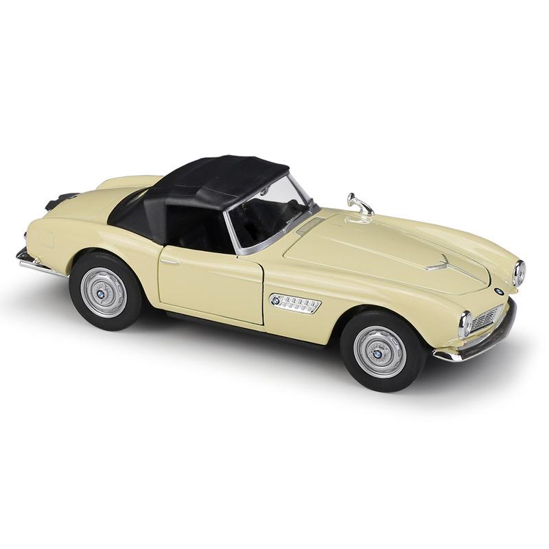 

WELLY 1/24 BMW 507 Soft-Top Convertible Alloy Car Model Diecast Toy Vehicle Classic Model Car Collectibles Children s Toys Gifts