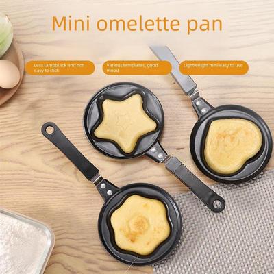 Kreative Cartoon Omelett- & Mini-Pfannkuchenpfanne - Mehrfachmuster-Bratpfanne für Frühstückseier
