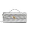 Woven Baguette Bag Fashionable Hand-Held Dinner Bag Versatile Single Shoulder Oblique Span Bag Women'S Niche High Sense