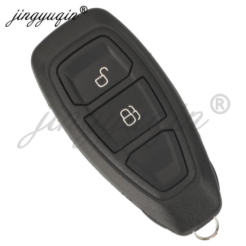Jingyuqin 10pcs 2/3 Buttons Remote Car Key Shell For Ford Focus C-Max Mondeo Kuga Fiesta Galaxy S-Max B-Max Keyless Case Replace