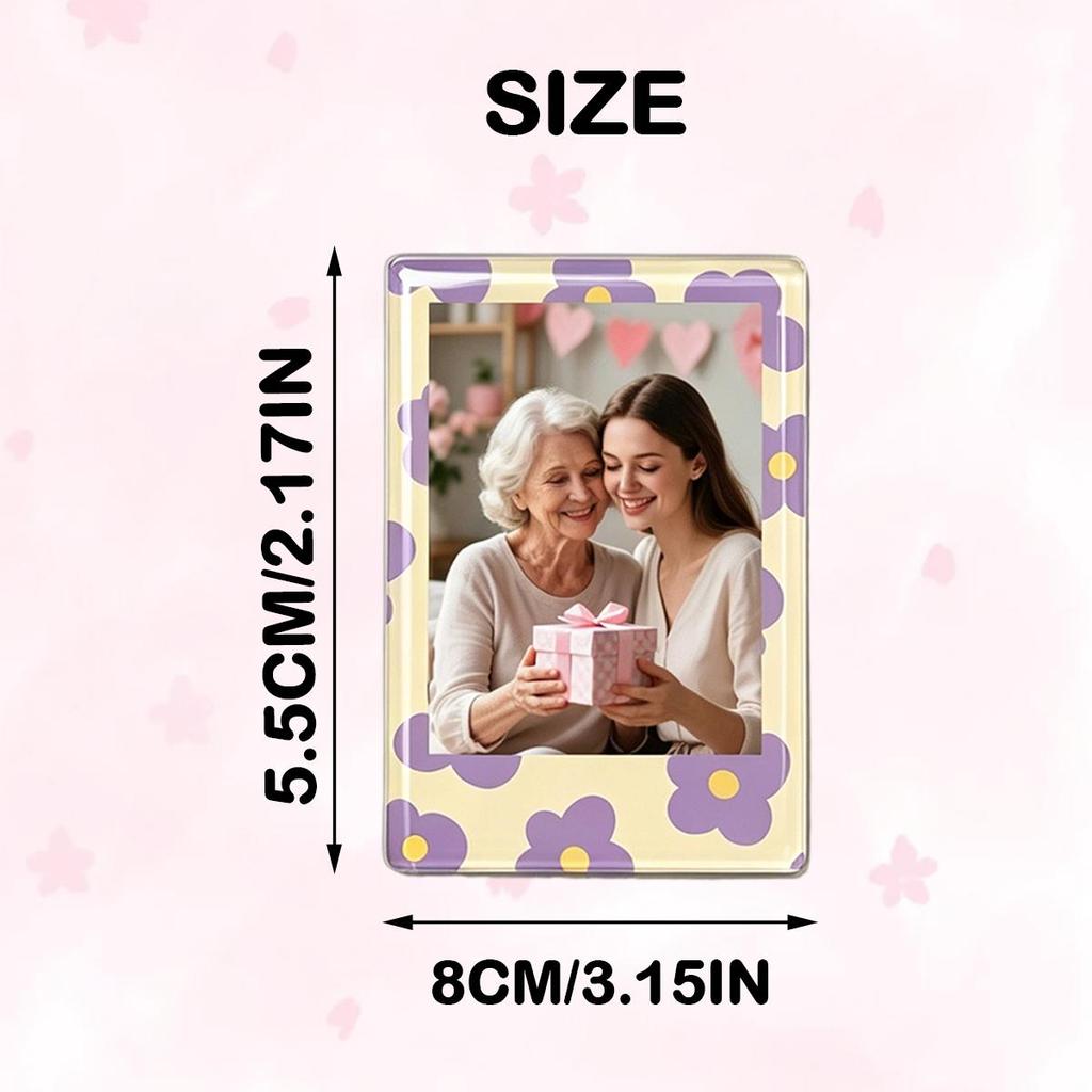 Personalisierter Kühlschrankmagnet mit Foto, Personalisierter Bildmagnet, Niedliche Wohnküchen-Dekoration, Angepasster Kühlschrankmagnet,