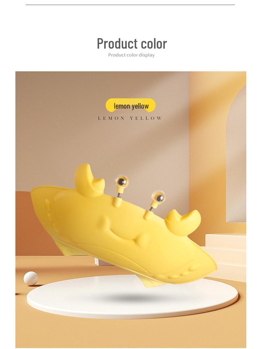 

Crab Baby Bath Cap: Waterproof Shampoo & Ear Protection for Infants & Toddlers. жёлтый