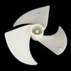 1ks 15cm Průměr Lopatky Ventilátoru Chladničky Pro Bcd-555/556/550/551/553Wkm Kondenzátorový Motor Plastové Chladicí Lopatky Díly