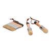 3PCS Painting Waxing Paint Brushes Scrubbing and Round Paint Brushes for Wood Furniture Home Decor