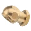 1/4" Npt Golden Tyre Inflator Valve Connector Air Chuck Ball Tire Clip Lock-On