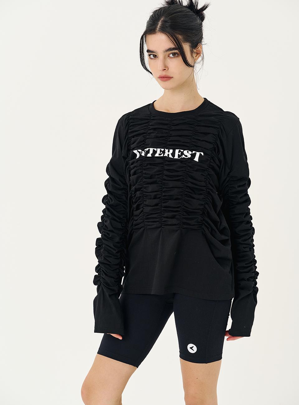 Interest Interest Logo Shring Top_Black Free