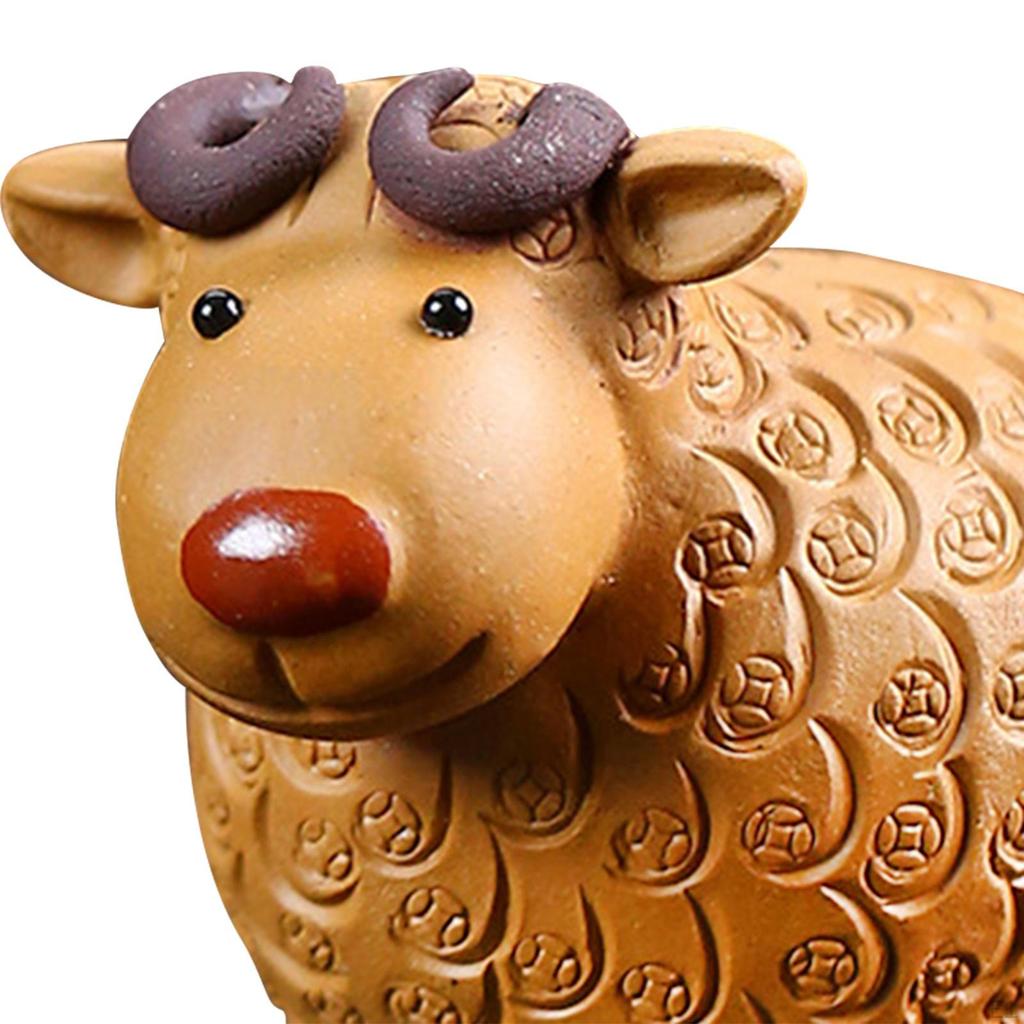 Mini Sheep Figurine: Adorable Home Decor Accent