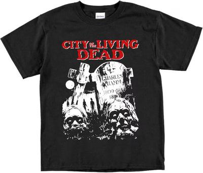 City of the Living Dead Horror Movie T Shirt 1980 Vintage Halloween Goth Punk Unisex T-Shirt