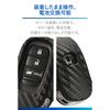 CARMATE Car Key Case Honda D Carbon Style Lightweight Thin Vezel Civic DZ583