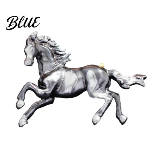 Romantic Horse Brooch Pin Retro Enamel Design Badge Clothes Equine-inspired