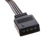 Motherboard RGB SYNC Splitter 12V 4Pin RGB Fan LED Strip HUB Transfer Extension Cable Compatible for Giga/Microstar/for