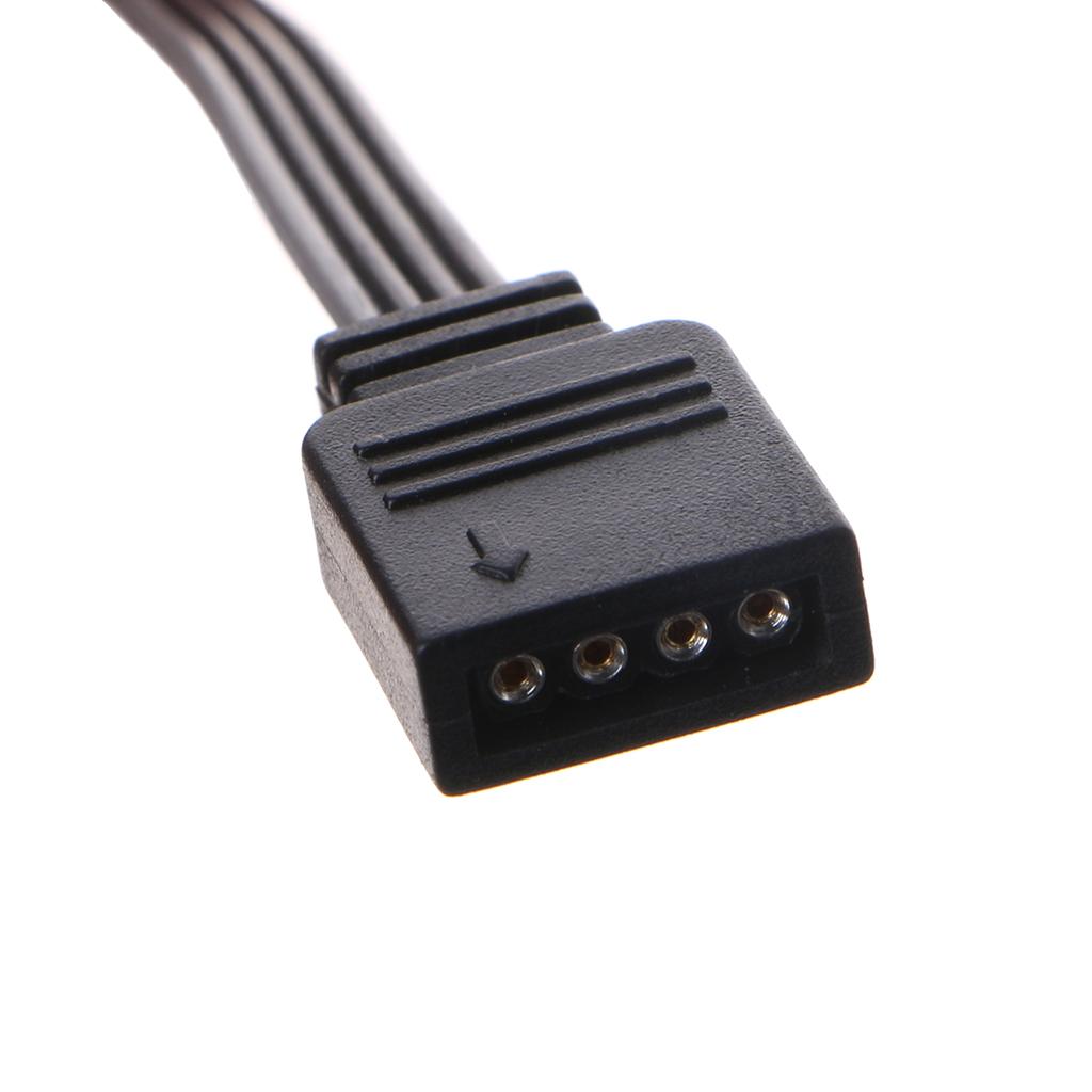 Motherboard RGB SYNC Splitter 12V 4Pin RGB Fan LED Strip HUB Transfer Extension Cable Compatible for Giga/Microstar/for