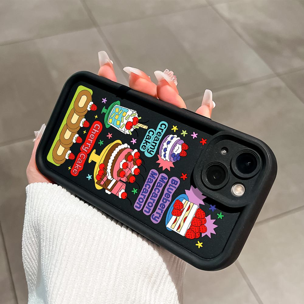 Měkký silikonový čtvercový žebříkový vzor tisku Pouzdro telefonu Plný kryt fotoaparátu Ochranné pryžové pouzdro odolné proti nárazům pro iPhone Infinix Tecno OnePlus