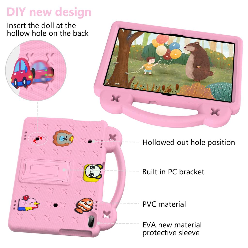 3D Cartoon EVA Kids Case For Huawei MediaPad T5 10.1'' AGS2-W09/W19 AGS2-L03/L09 Kickstand Handle Tablet Cover