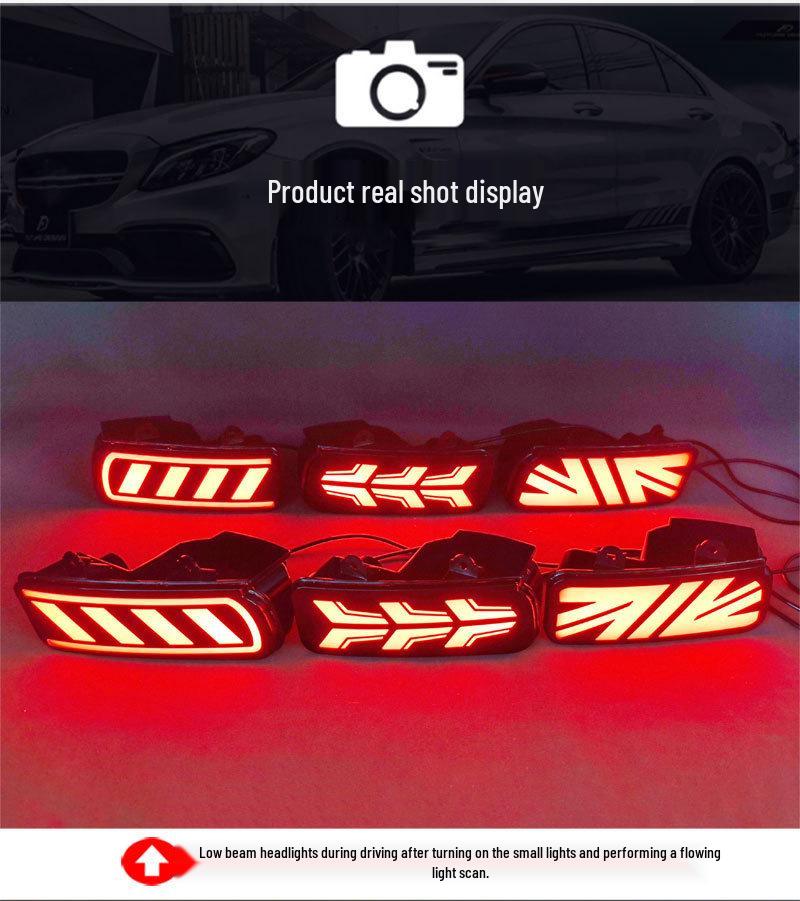 Sequential LED Turn Signal & Brake Light for 15-16 Honda CRV Rear Bumper Reflector Modification