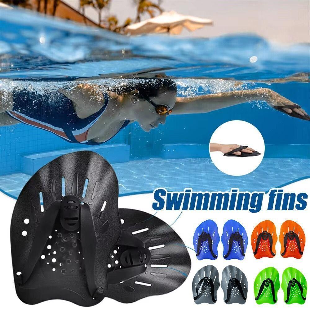 Verstelbare Zwempaddles Professionele Handen Unisex Hand Flippers Volwassenen en Junioren