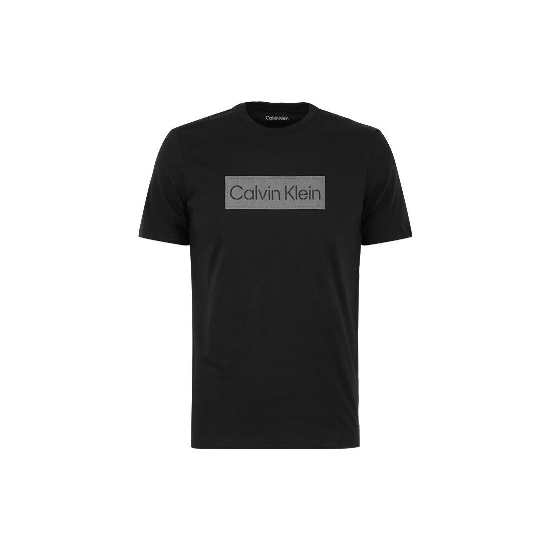 

Calvin Klein Модная Универсальная Футболка-Пуловер с Круглым Вырезом и Коротким Рукавом Мужские Топы Черный 40QM885-001 S