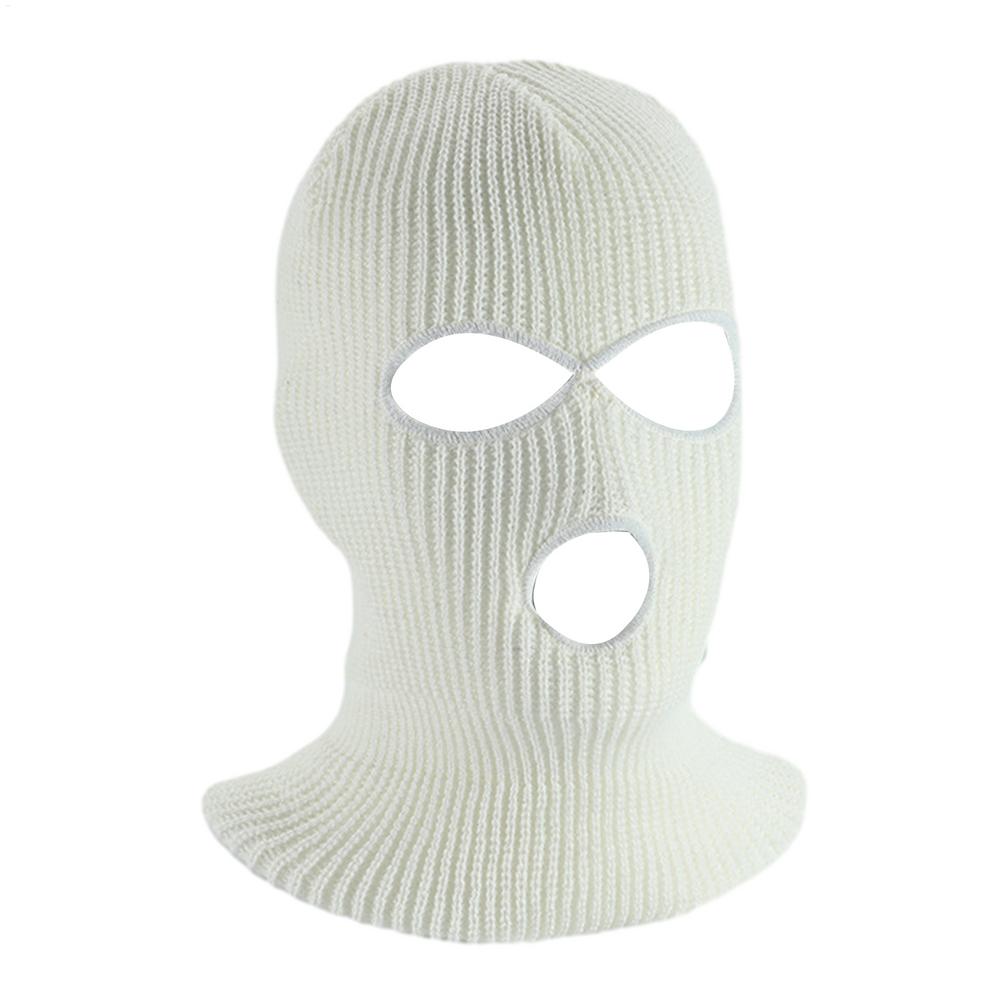 

Funny 3-hole Car Seat Headrest Full Face Cover Ski Mask Hat Anti Ash Protection For Car Interior Seats Funny Cover Decoration белый