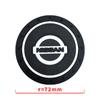 2Pcs Car Anti Slip Coaster Anti-noise Water Cup Pad Cushion Car Styling For Nissan Nismo X-trail Almera Qashqai Tiida Teana