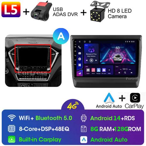 Car Radio Android 13 For lsuzu D-MAX 3 RG 2019 - 2025 GPS Navigation Auto Screen Stereo Multimedia Player No 2din BT DVD 5G Wifi