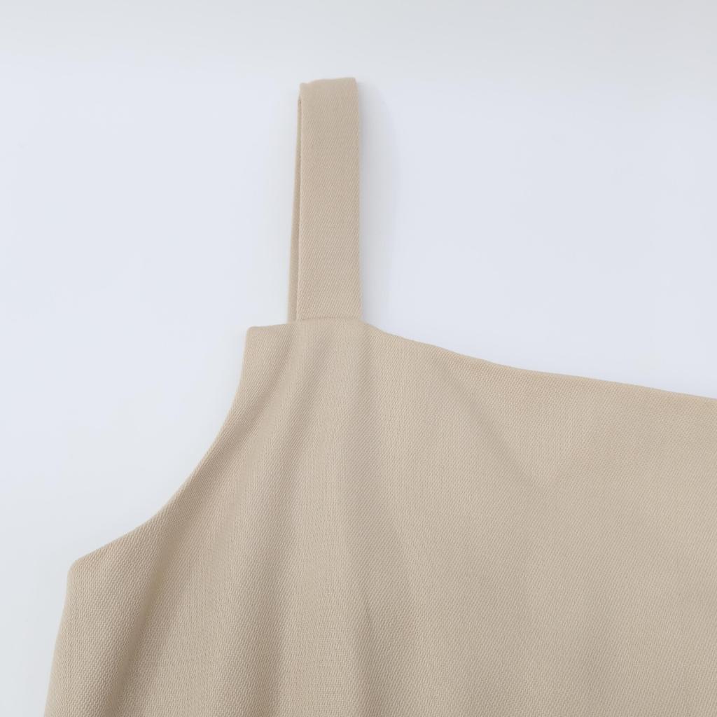 Y's [I WISH] IB-D83-192 Wool Camisole One Piece Dress Not Written beigeUsed