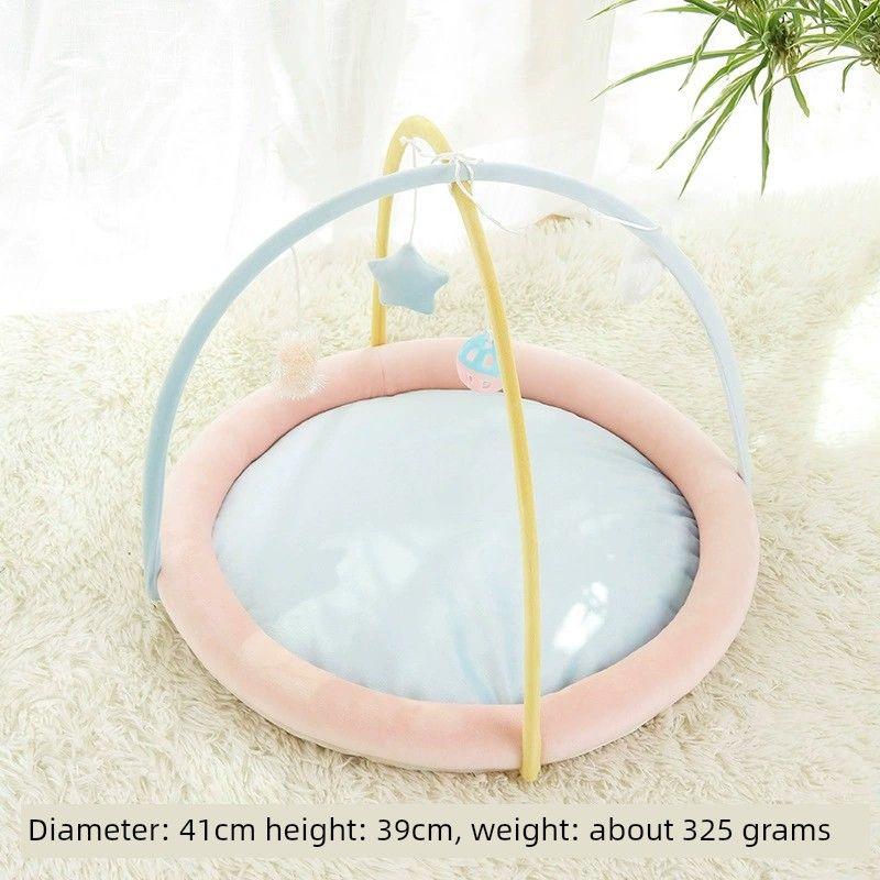 

Товары для питомцев Собака Кошка Игрушка Палатка Складная Кошка Маленькая Кровать Колокольчик Кошачье Гнездо Кошачий Коврик Игровая Комната Хлопок All yards Pink Starry Sky