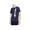 Maglietta a Maniche Corte Girocollo in Maglia con Stampa Ramen Sportiva Uomo Blu CI6302-410