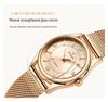 WWOOR Women's Mesh Band Quartz Waterproof Watch