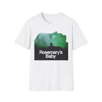 1968 roman polanski's rosemary's baby filmaffiche t-shirt