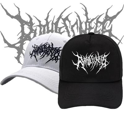 Gothic Street Punk Frauen Baseball Cap Baumwolle Mode Stickerei Outdoor Sport Y2K Schwarze Kappen Männer Frauen Weiche Snapback Dad Hats