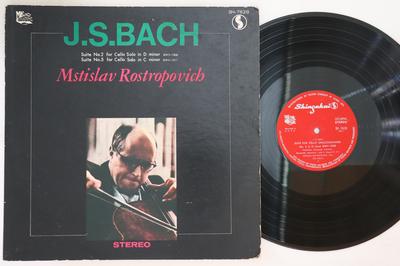 LP Record LAV ROSTROPOVICH - J.s.bach Suite No.2 For Cello Solo SH7628 SHINSEKAI - Japan Classical Used
