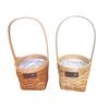 Household Willow Weaving Flower Basket Vegetable Fruit Flowers Holder  Living Room Decoration