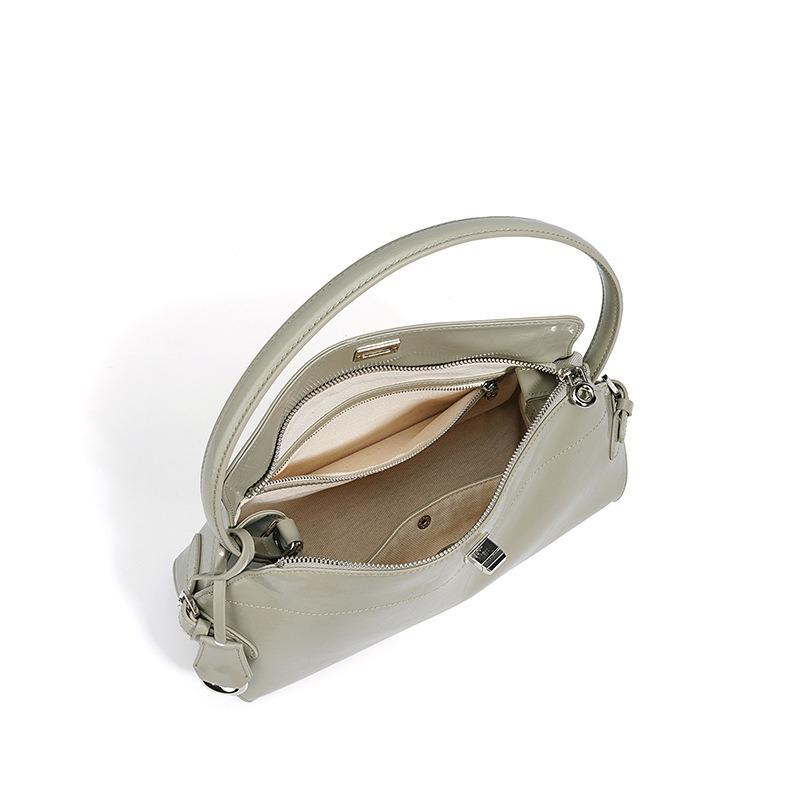 Neue Messenger-Tasche Nischen-Design Schulter-Achsel-Tasche Leder Große Kapazität Messenger Pendler Handtasche