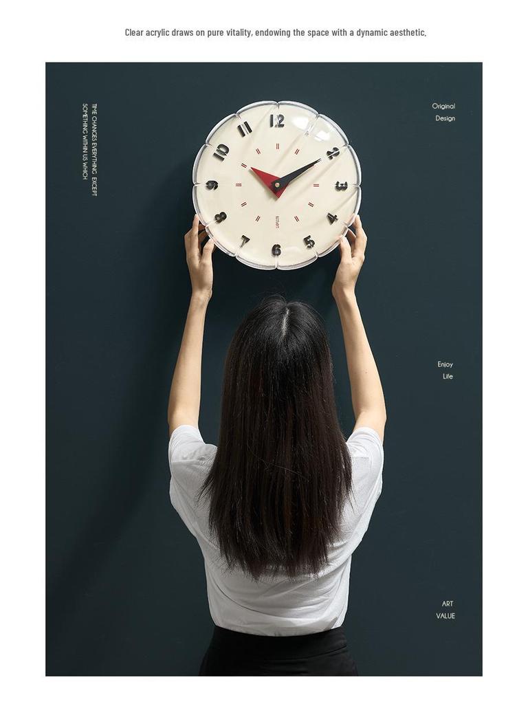 Wozoom Creative Bubble Wall Clock - 2025 New Decorative Art Piece for Living Room