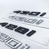 AAXK1 3D Chrome Black 418i 420i 428i 430i 435i 440i Letters Numbers Emblem Sticker Car Trunk Badge F32 F33 F33 F36 G22 G23 Accessories