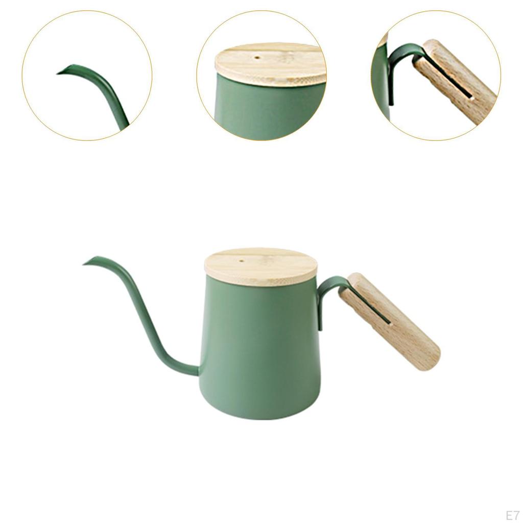 250ml Verbrühschutz Kleine Schwanenhals-Kaffeekanne für Handaufguss und Tee