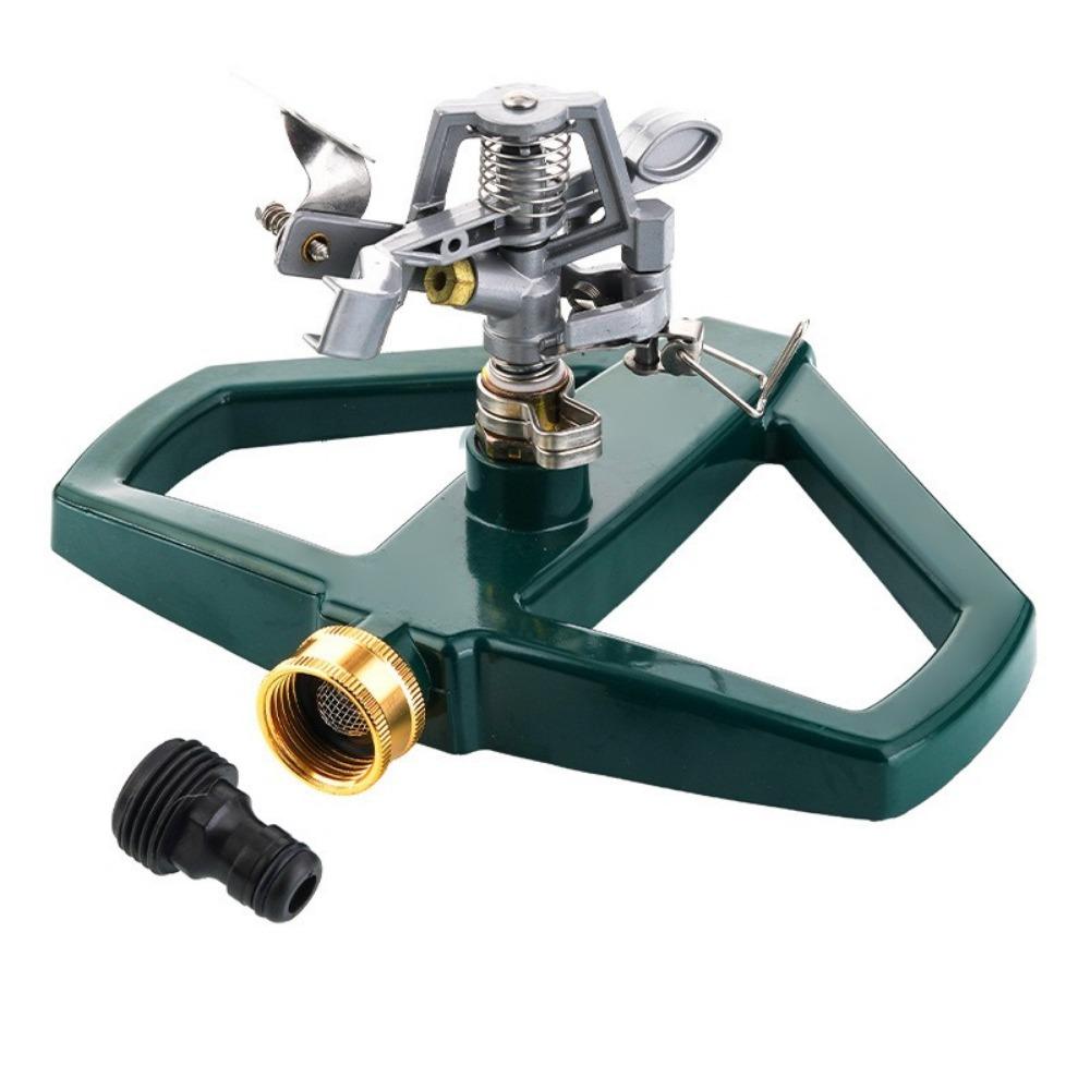 

360° Rotation Garden Hose Sprinkler Adjustable Sprinkler Head Oscillating Sprinkler Lawn Sprinkler серебряный