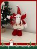 Red Telescopic Santa Doll Christmas Window Display Decoration