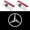 CEJ1 2025 Hot For Benz 2pcs Car Door Welcome Light Logo Emblem For Mercedes Benz A C E GLC GLA GLE GLB Class W177 W205 W212 W213 X253
