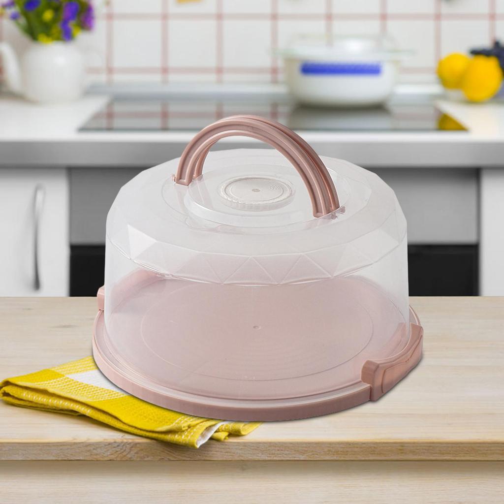 8-Zoll Kuchen-Träger mit Deckel Cupcake-Behälter für Küche Picknick Kekse