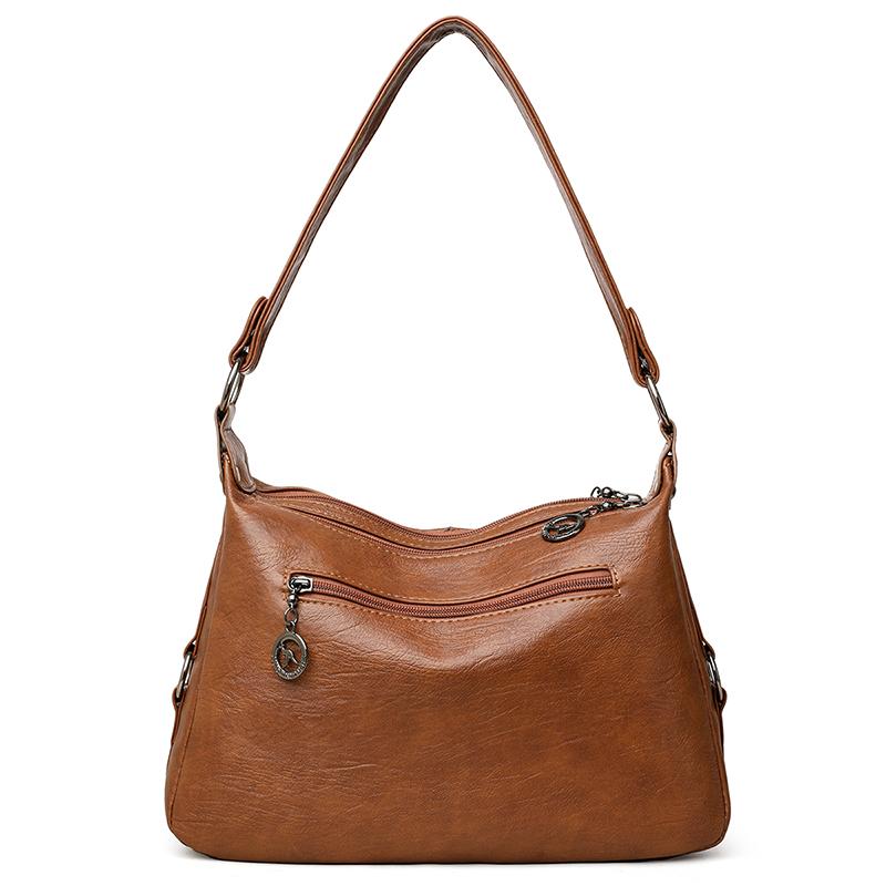 Torebka listonoszka w stylu vintage o dużej pojemności, dojeżdżająca do pracy, ręczna, na ramię, torba dla mamy w średnim wieku