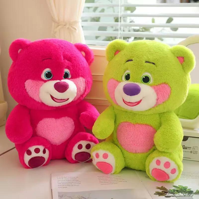 New Candy Color Teddy Bear Plush Toy: Cute Small Bear Doll Cushion for Bedtime Companion