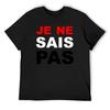 Je Ne Sais Pas T-Shirt Luxury Designer Anime Figures Man Clothes Outfits for Men